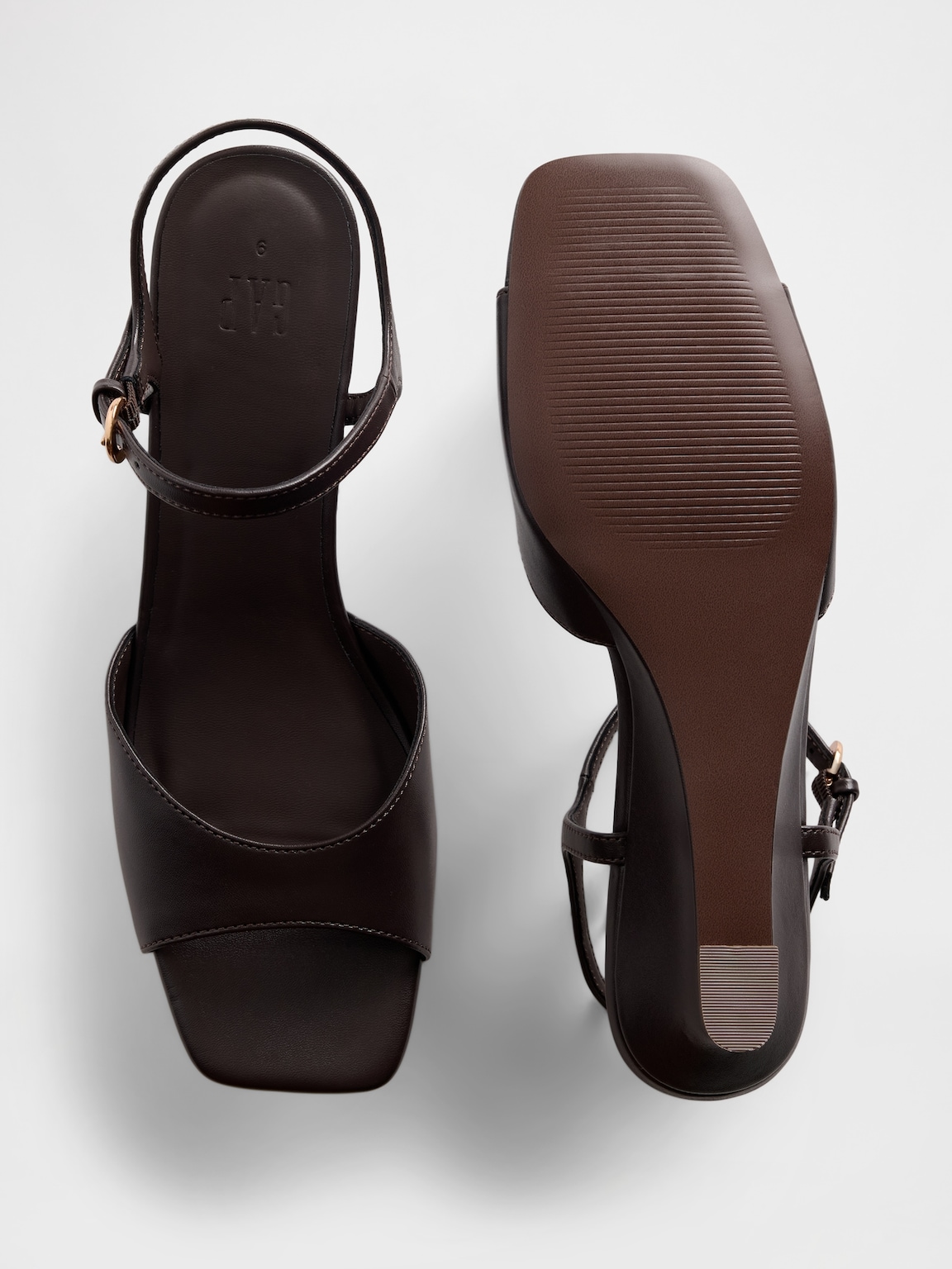 Vegan Leather Wedge Sandals