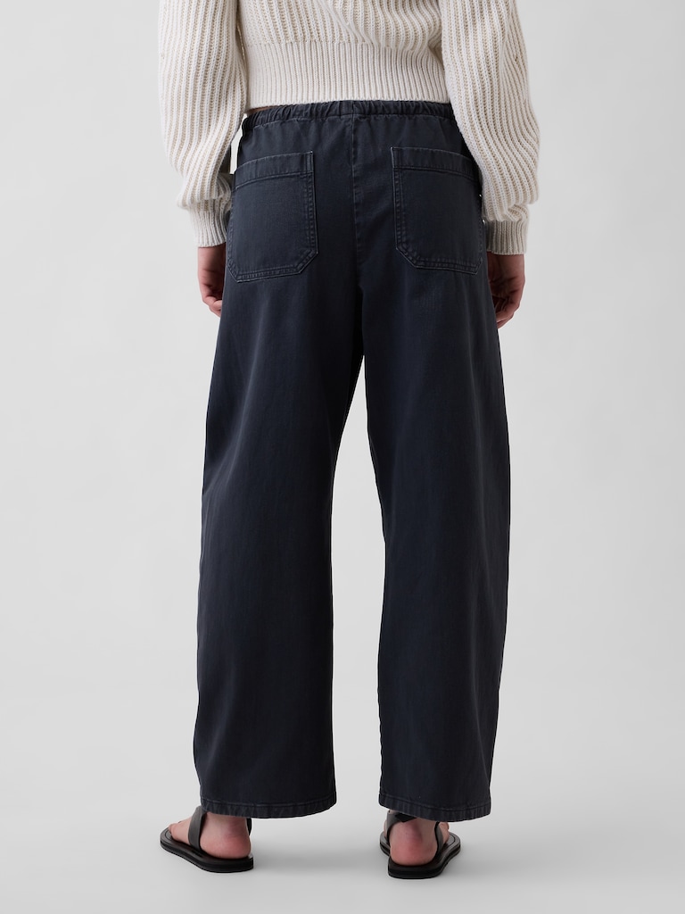 Easy Double-Knee Barrel Pants