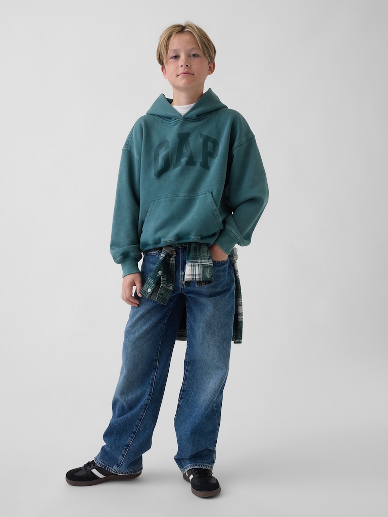 Kids VintageSoft Relaxed Logo Hoodie