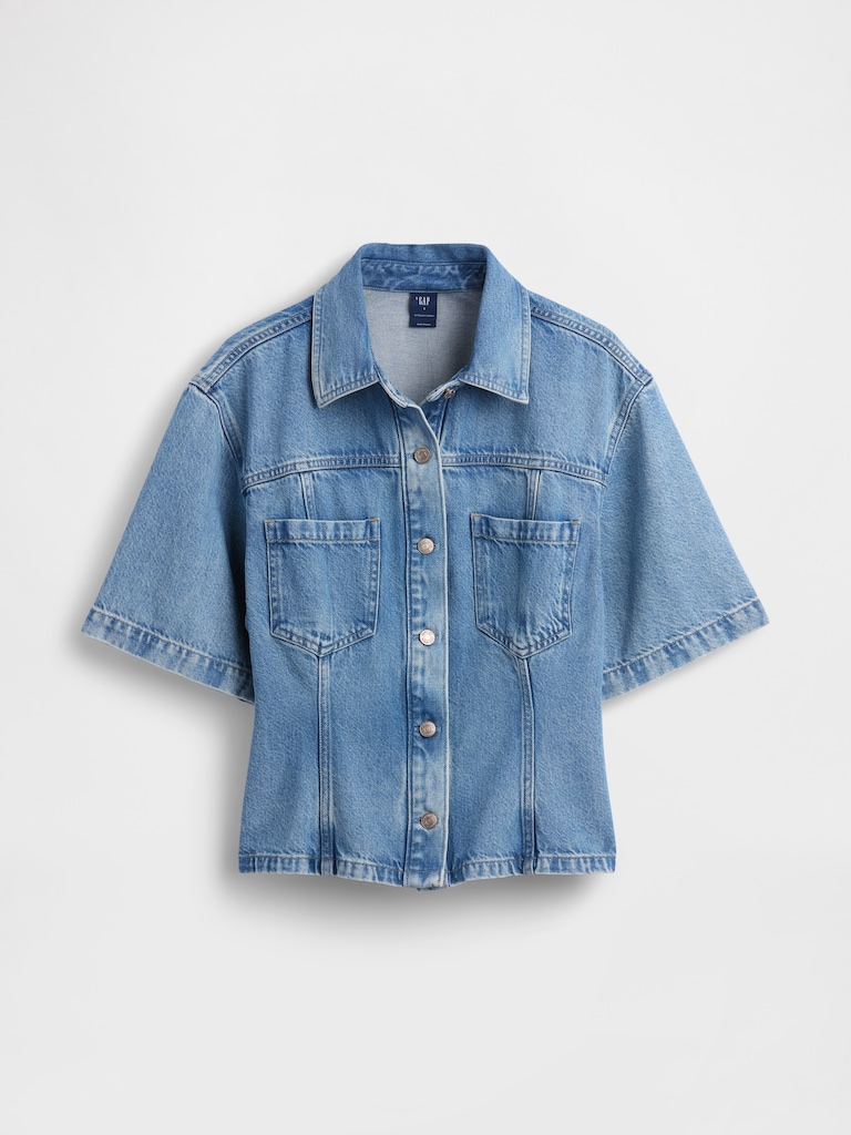 UltraSoft Denim Pocket Shirt
