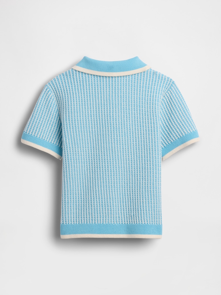 Baby & Toddler Textured Sweater Polo