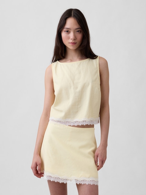 Women's Yellow Linen Shop | Gap