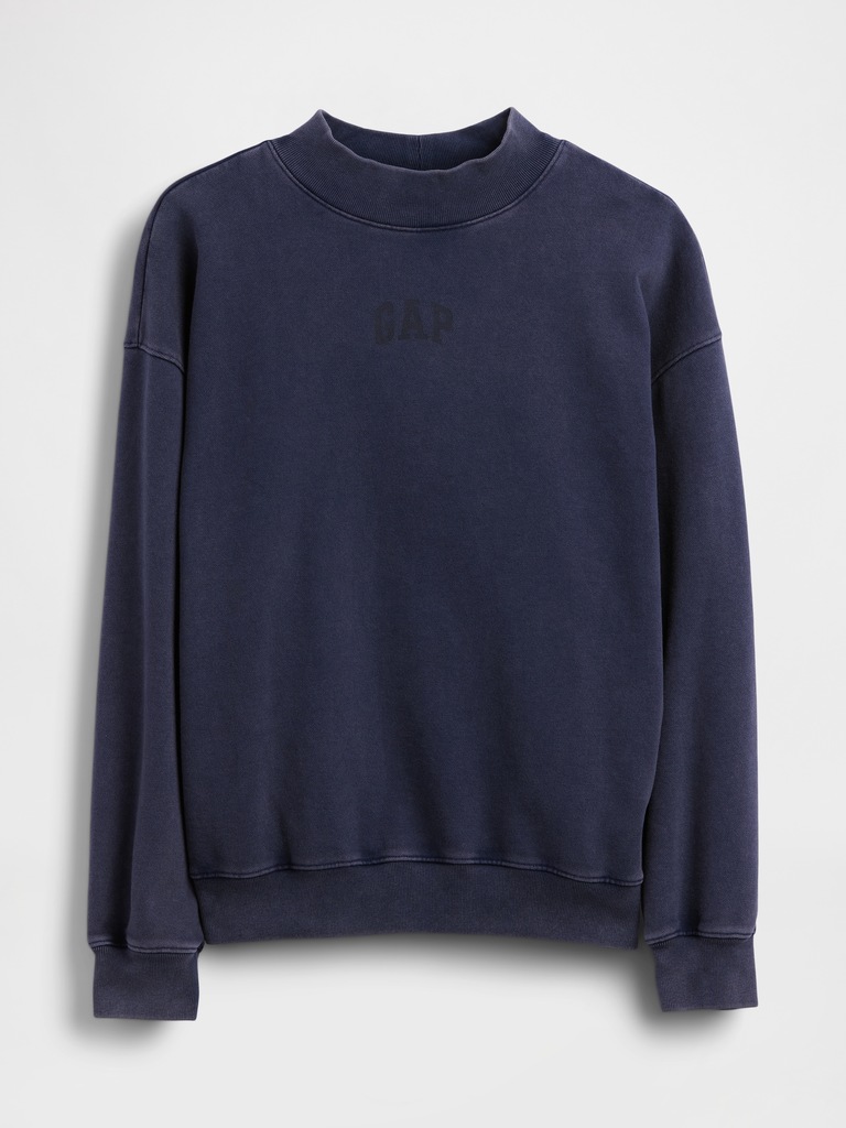 Heavyweight French Terry Oversized Mockneck Sweatshirt