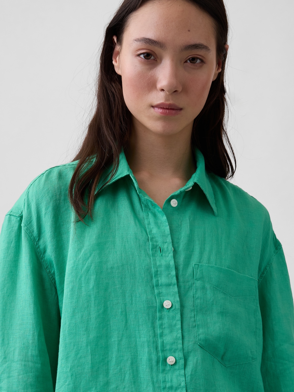 100% Linen Oversized Shirt