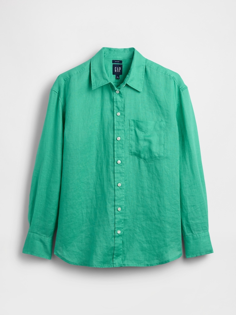 100% Linen Oversized Shirt