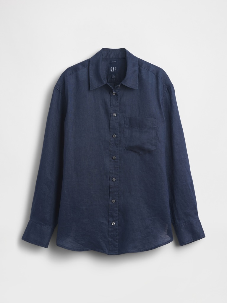 100% Linen Oversized Shirt