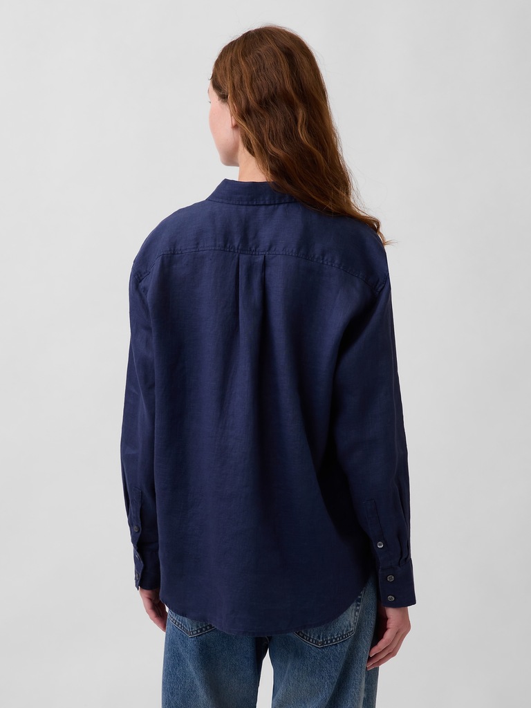 100% Linen Oversized Shirt