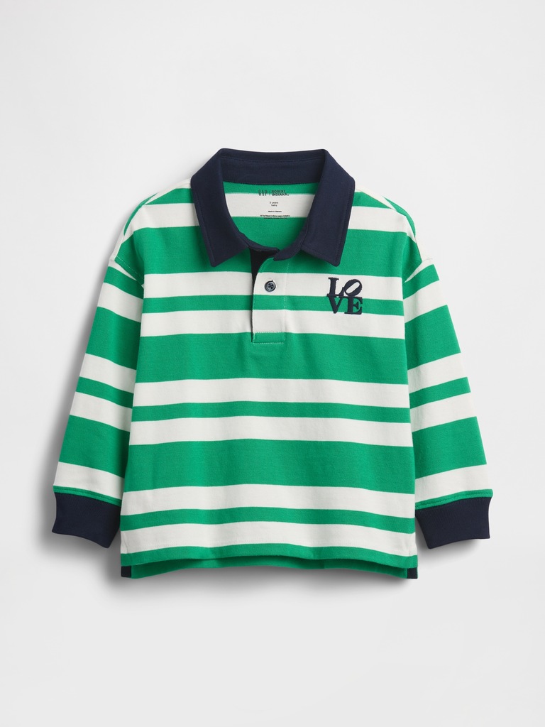 Toddler Robert Indiana LOVE Rugby Shirt