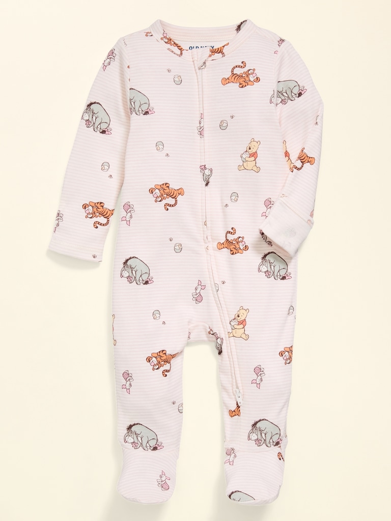Old Navy x Disney Winnie the Pooh 2-Way-Zip Sleep & Play Footed One-Piece for Baby