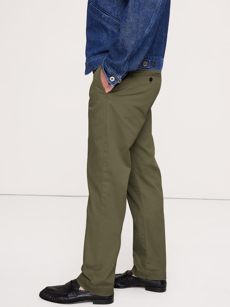 Straight Lived-In Chino