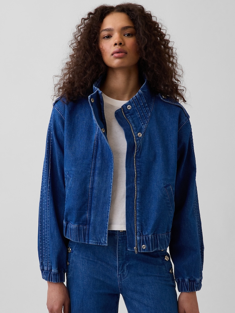 Gap × HFR Denim Pintuck Jacket by Atelier Ndigo