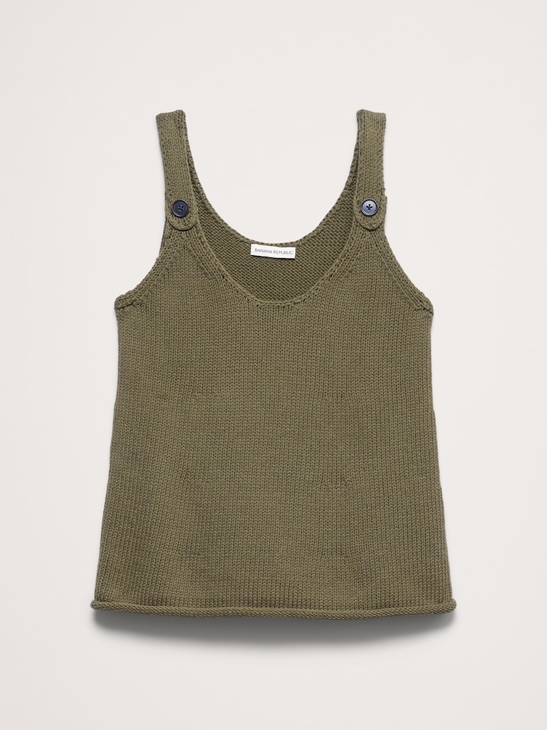 Cotton Scoop-Neck Tank