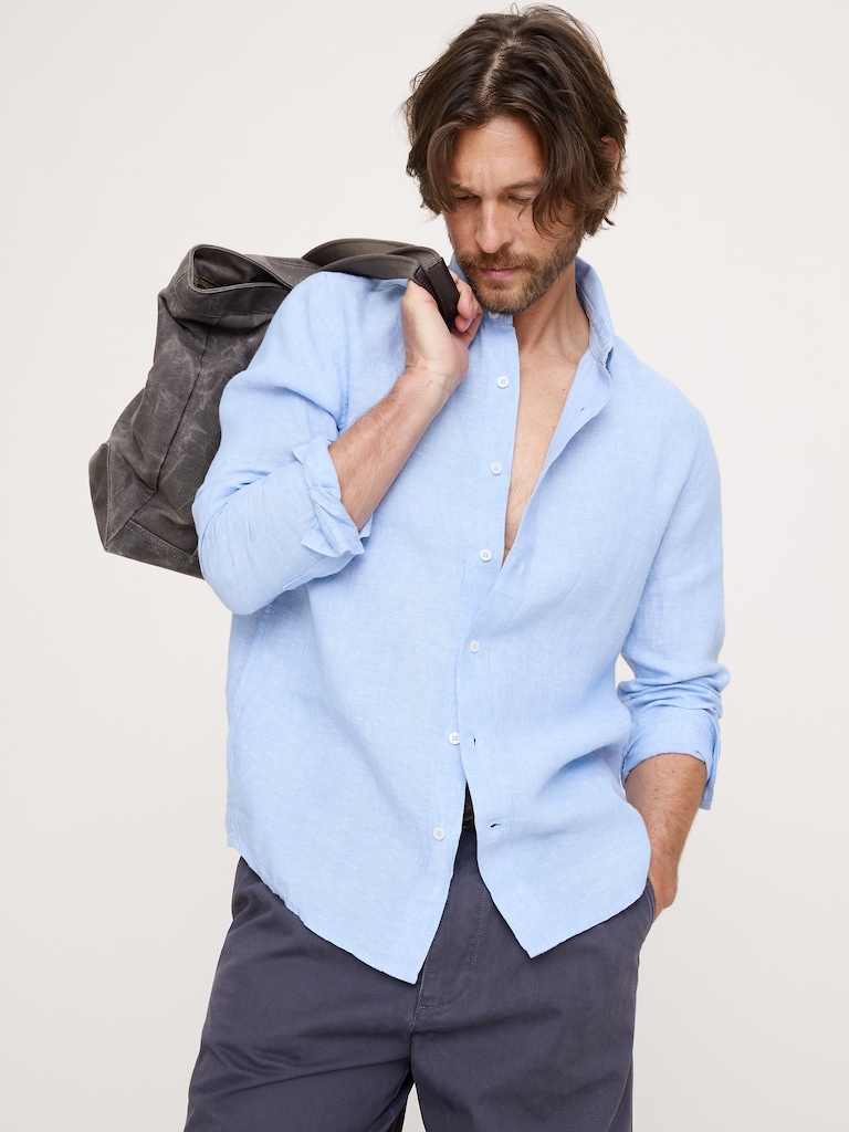 Standard-Fit Linen Shirt