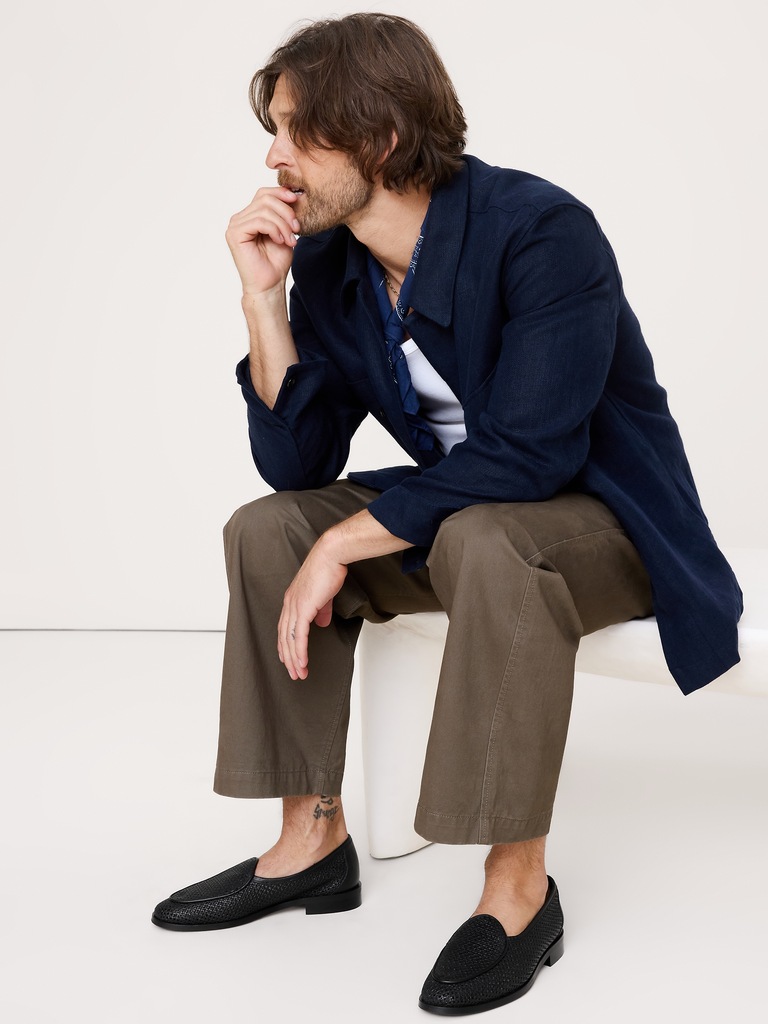 Jacques Perforated Leather Loafer by Jacques Soloviere