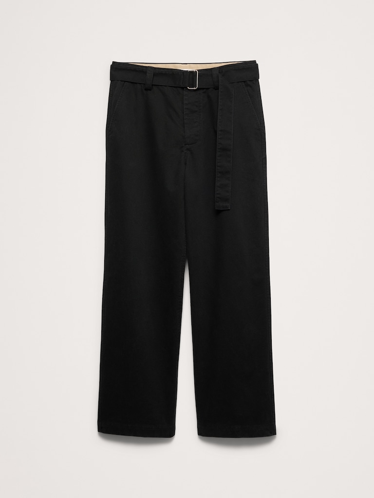 Loose Belted Chino