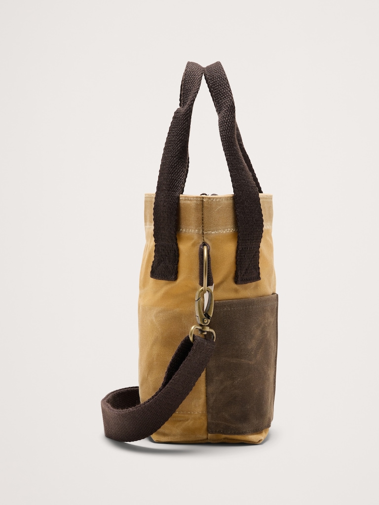 Waxed Wine Tote by CB Station