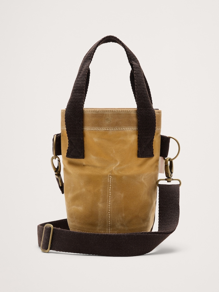 Waxed Wine Tote by CB Station