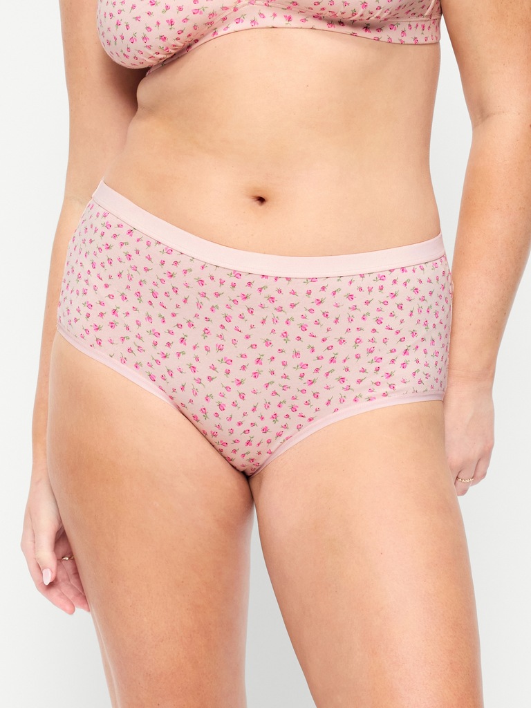High-Waisted Everyday Brief Cotton Underwear