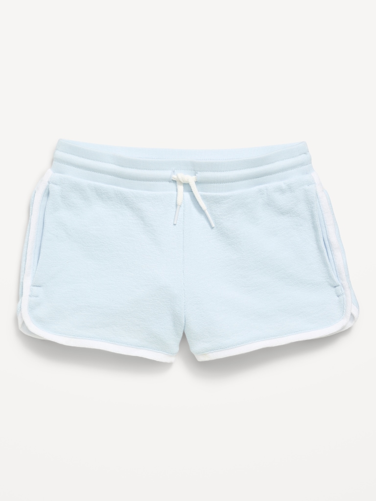 Dolphin-Hem Terry Shorts for Girls