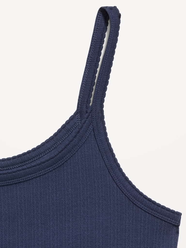 Pointelle Cami Tank Top