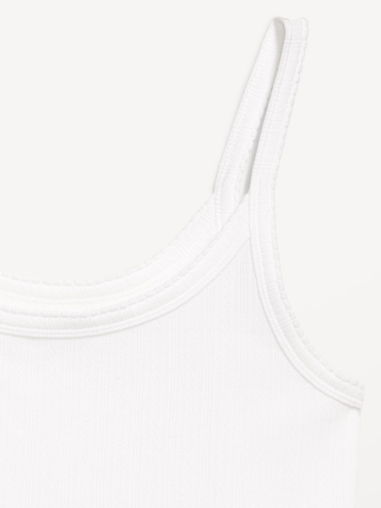 Pointelle Cami Tank Top