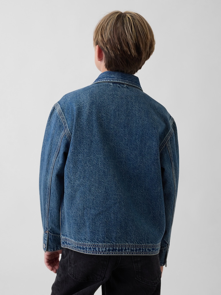 Kids Denim Chore Jacket
