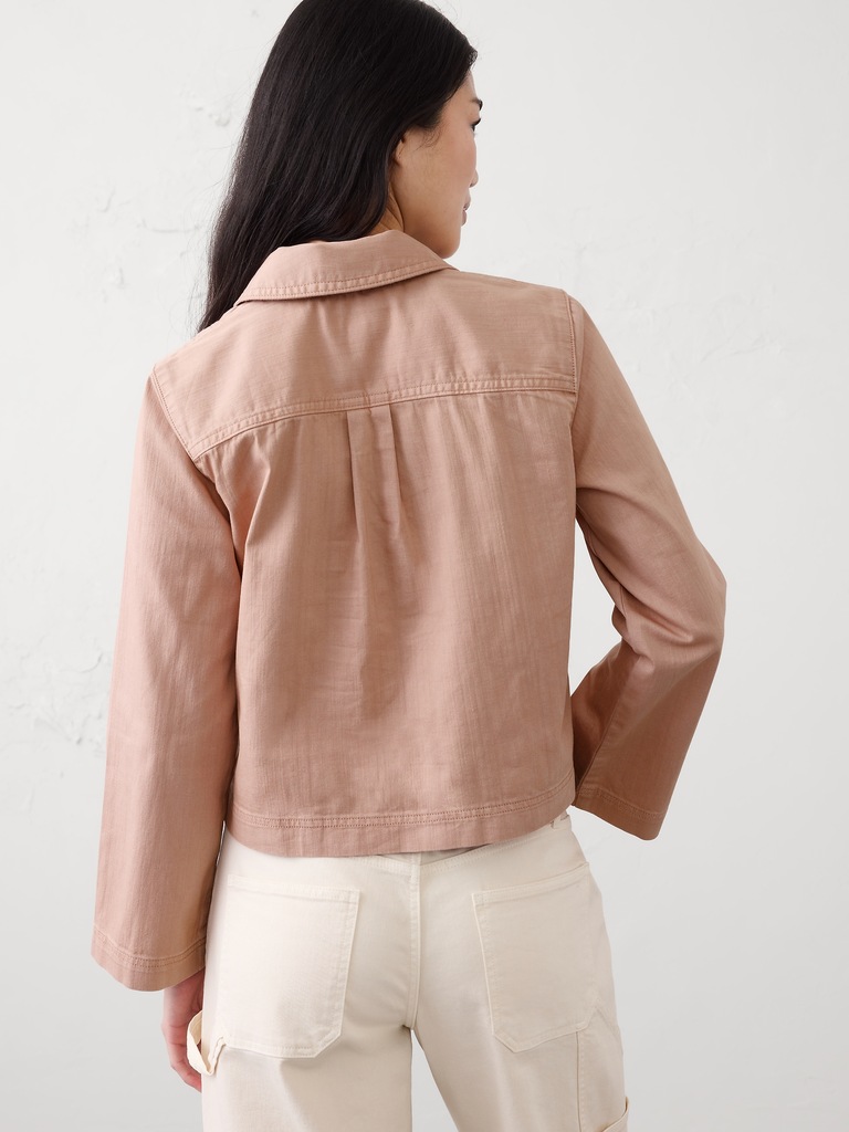 Chambray Popover Top