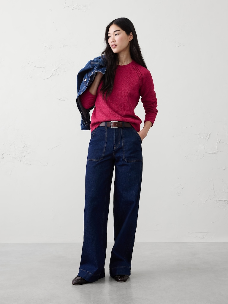 Boucle Raglan Sweater