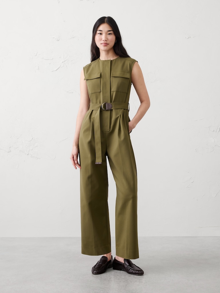 Utility Sateen Jumpsuit