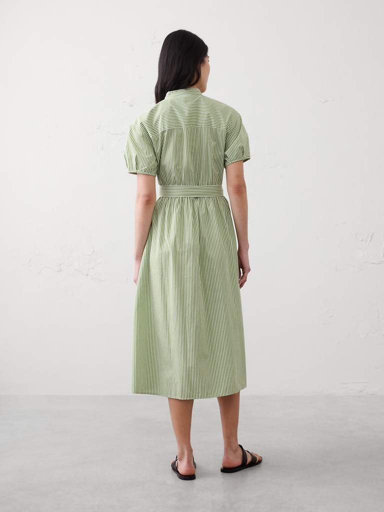 Poplin Midi Shirtdress