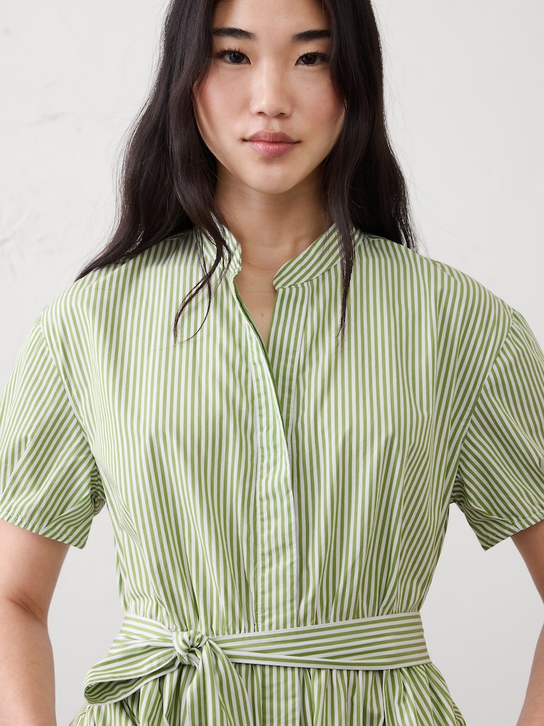 Poplin Midi Shirtdress