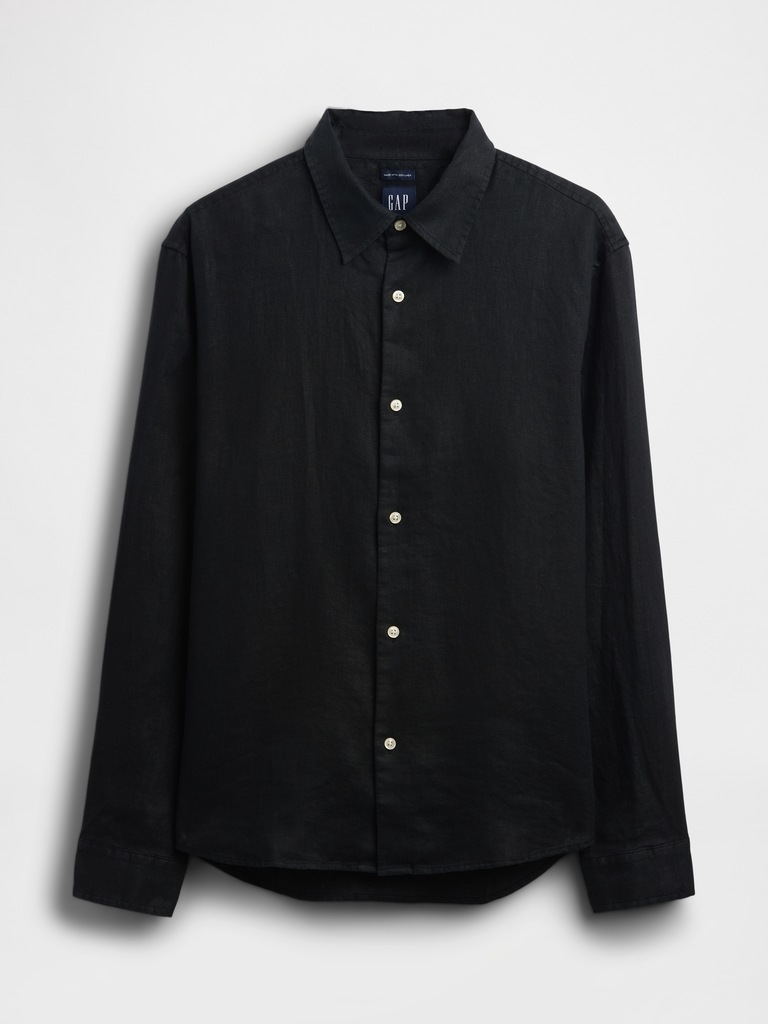 100% Linen Relaxed Shirt