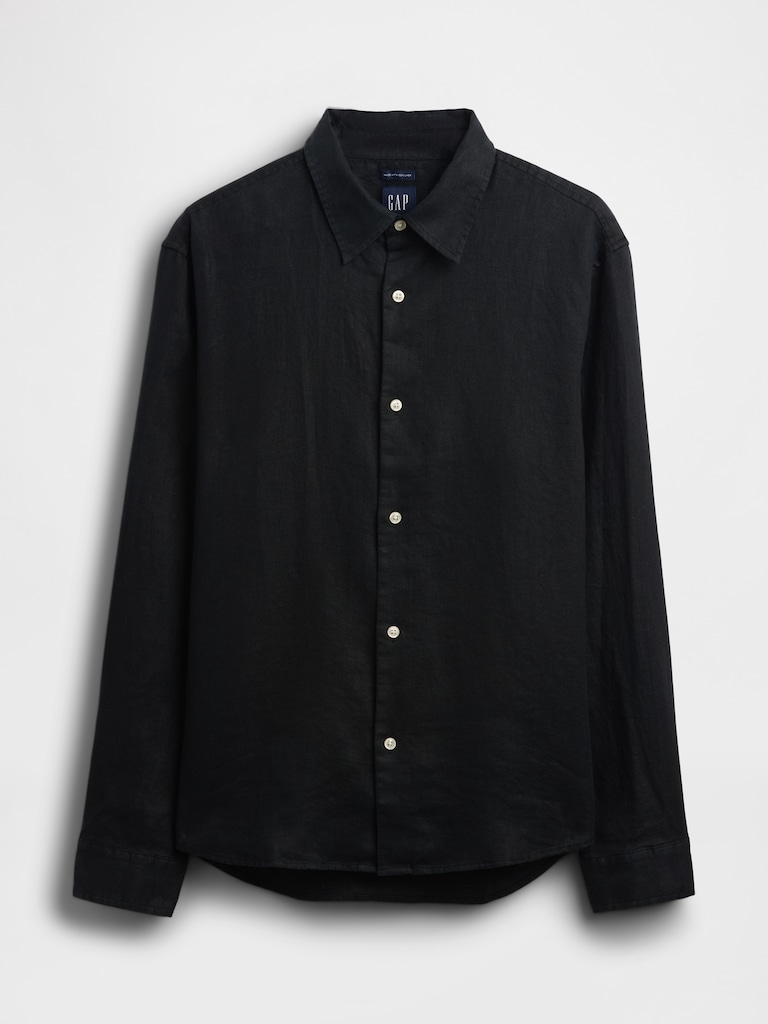 100% Linen Relaxed Shirt