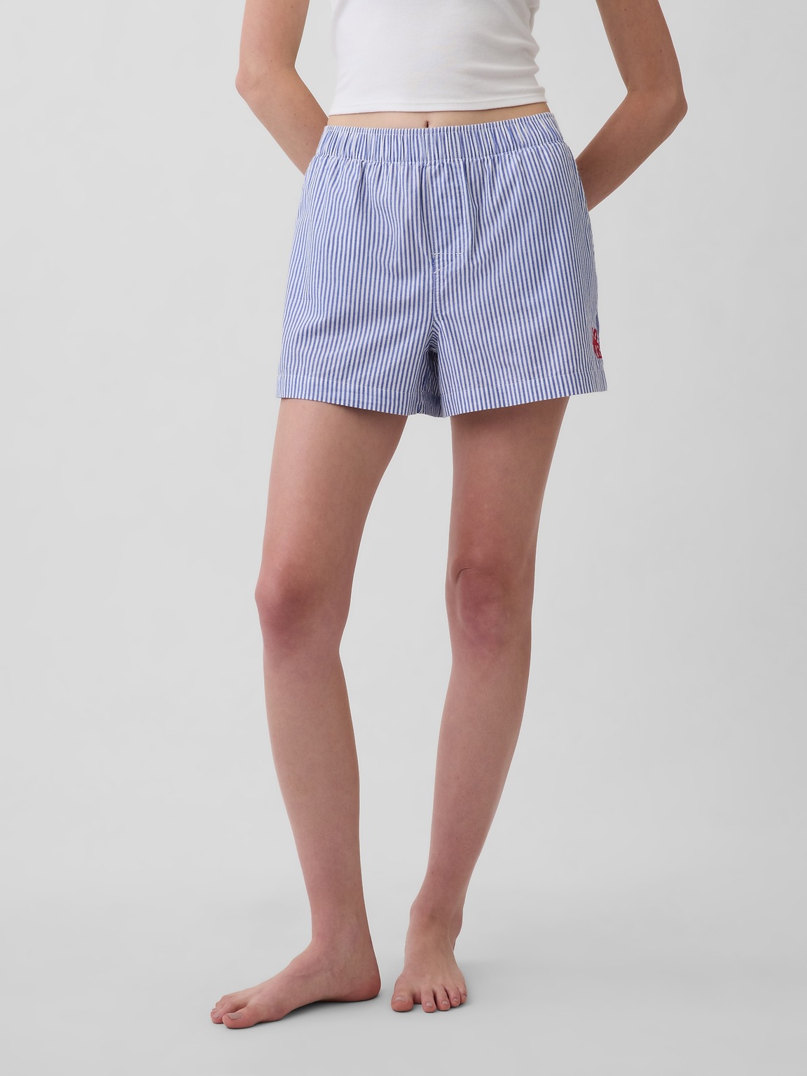 Robert Indiana LOVE Poplin PJ Boxer Shorts