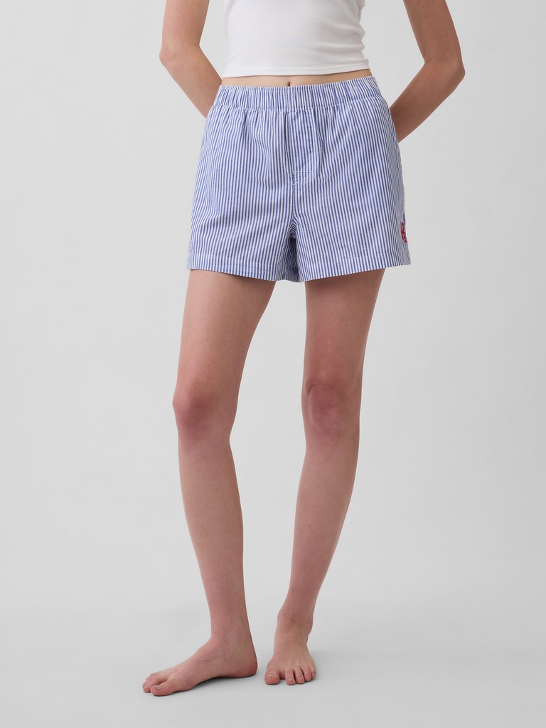 Robert Indiana LOVE Poplin PJ Boxer Shorts