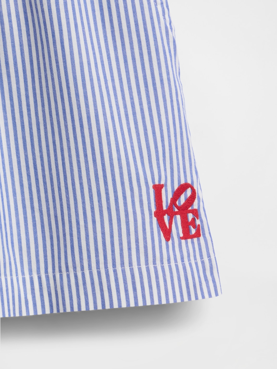 Robert Indiana LOVE Poplin PJ Boxer Shorts