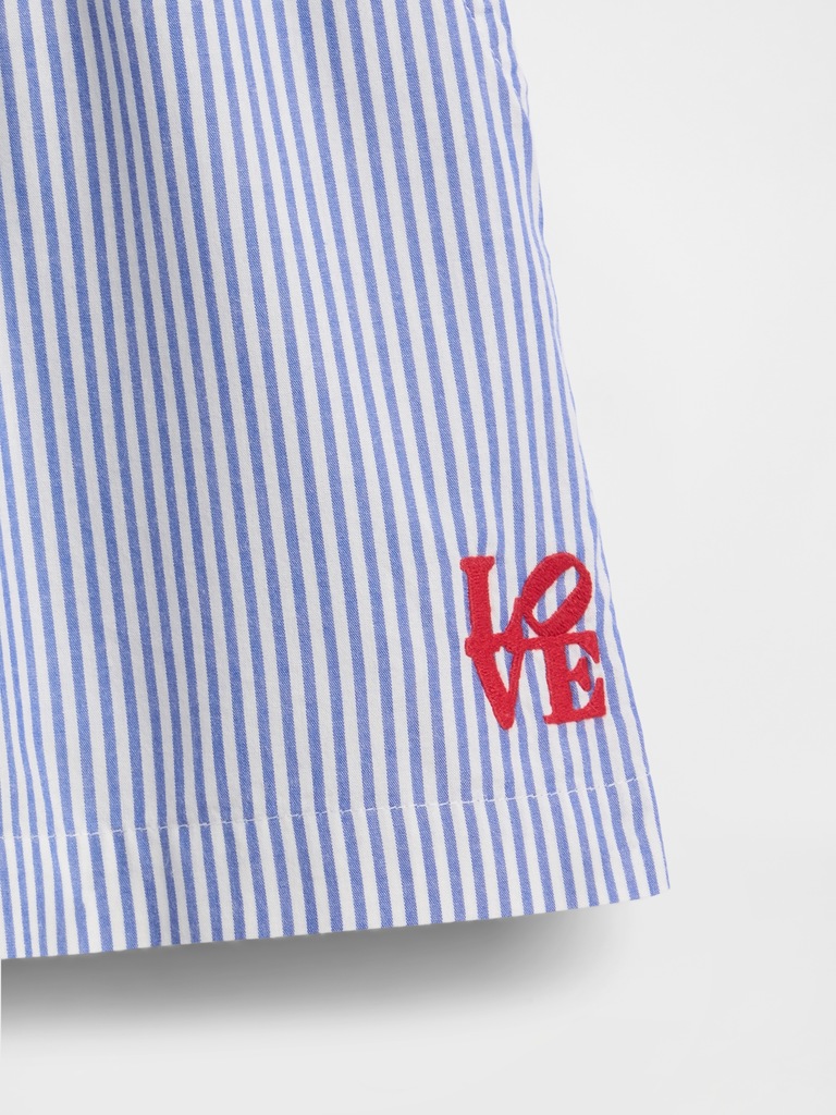 Robert Indiana LOVE Poplin PJ Boxer Shorts