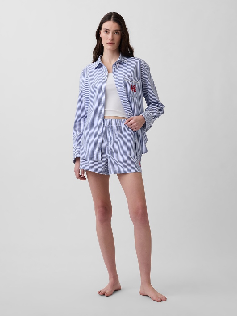 Robert Indiana LOVE Poplin PJ Boxer Shorts