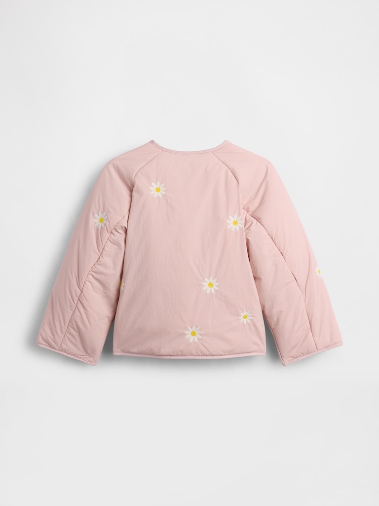 Baby & Toddler Floral Embroidered Quilted Jacket