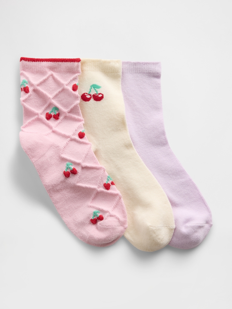 Kids Crew Socks (3-Pack)