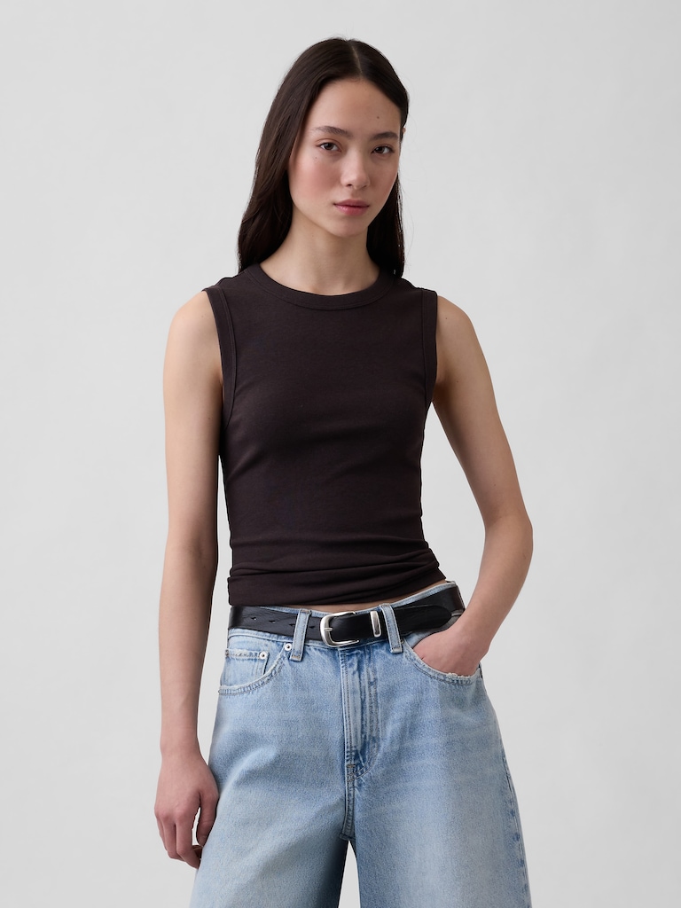 Modern Crewneck Tank Top