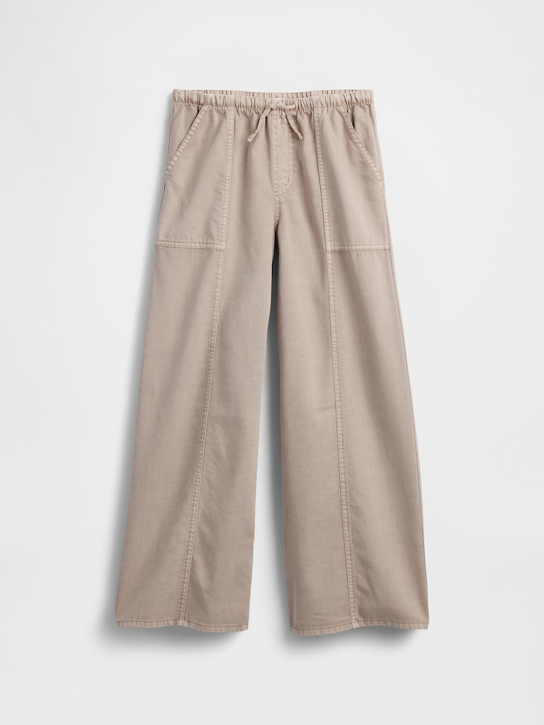 Kids Twill Baggy Pants