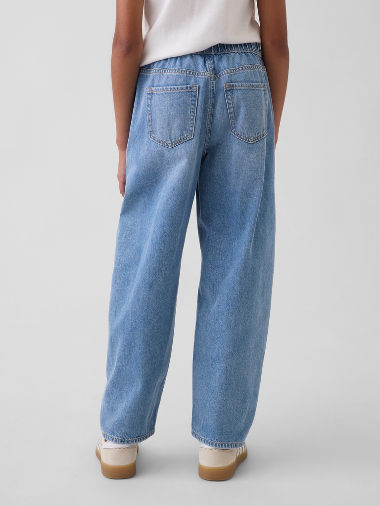 Kids High Rise Easy Barrel Jeans