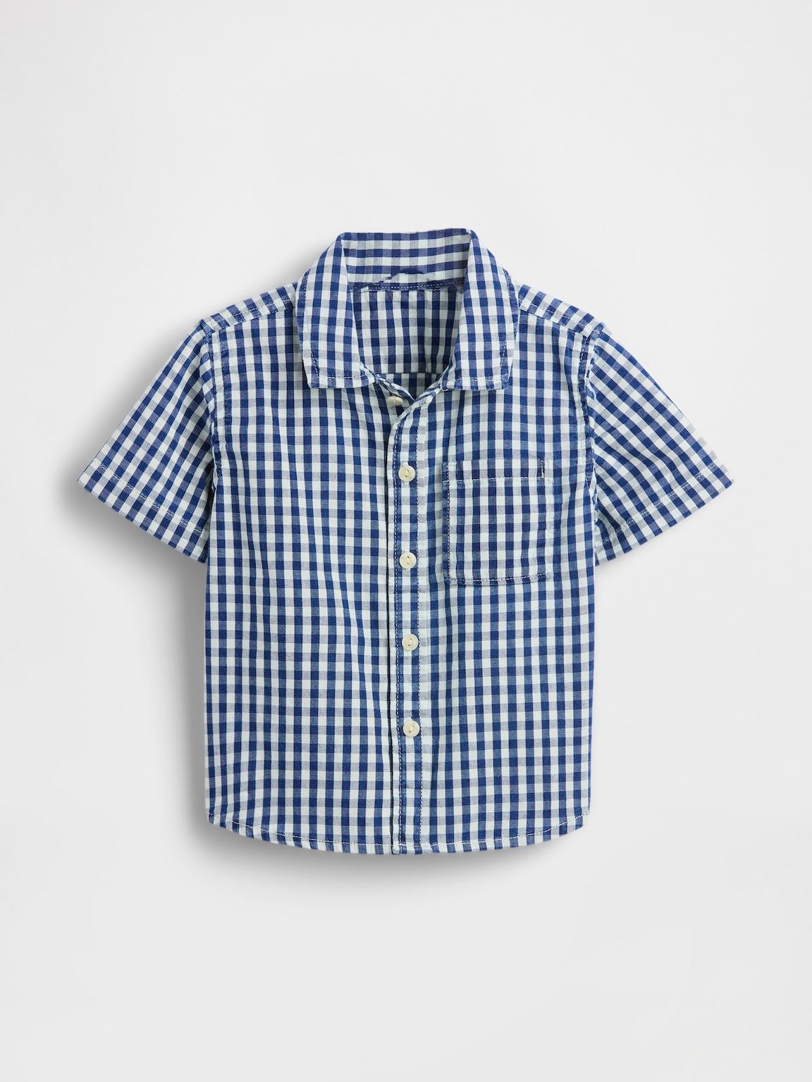 Baby & Toddler Gingham Denim Big Shirt