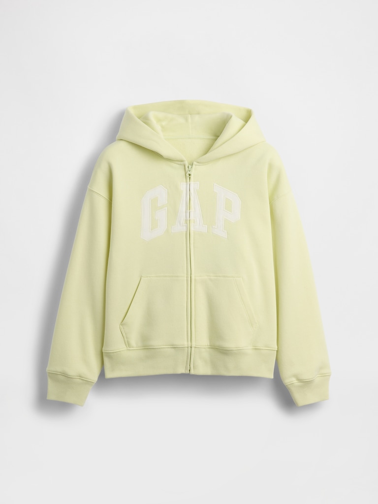 Kids VintageSoft Logo Zip Hoodie
