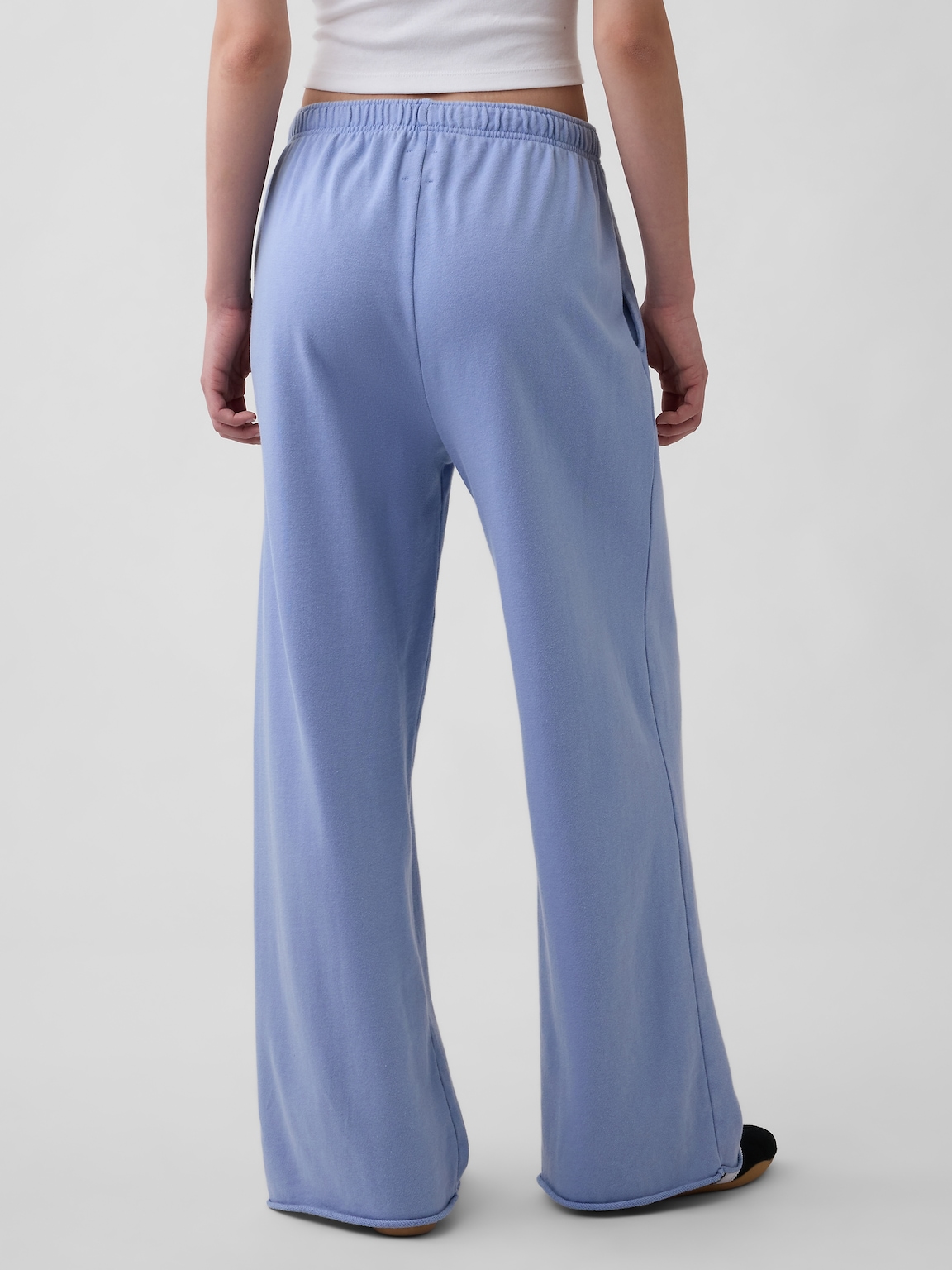 VintageSoft Terry Wide-Leg Sweatpants