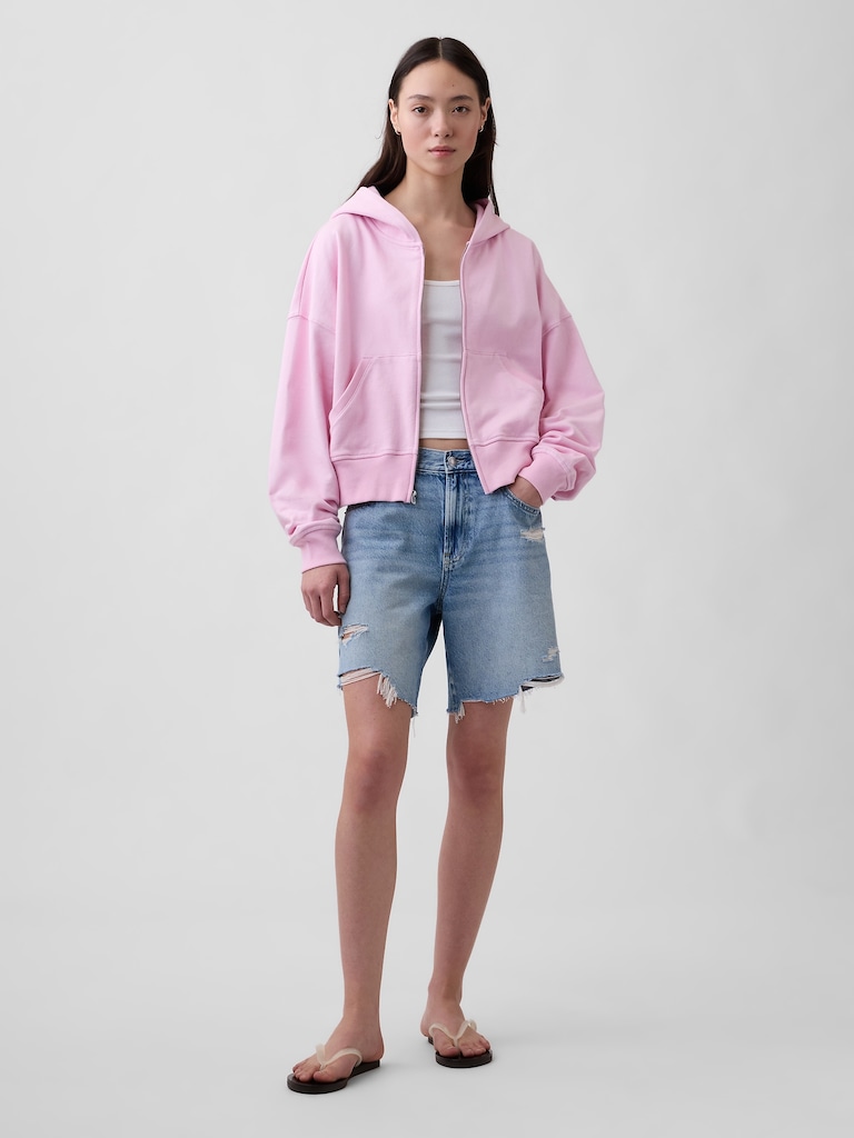 VintageSoft Terry Zip Hoodie