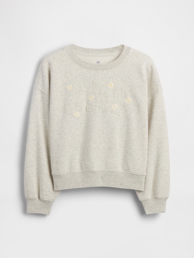 Kids VintageSoft Wedge Crewneck Sweatshirt