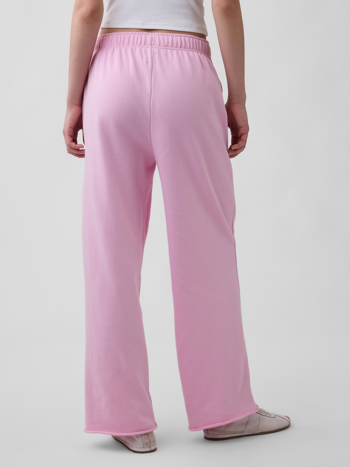 VintageSoft Terry Wide-Leg Sweatpants