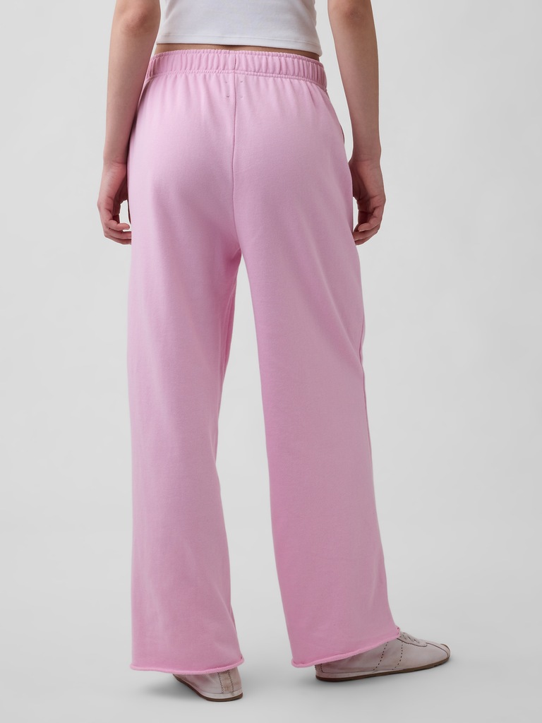 VintageSoft Terry Wide-Leg Sweatpants